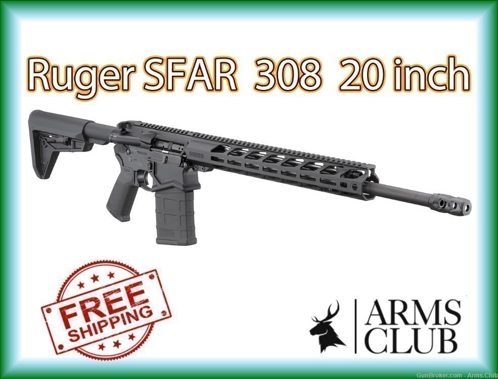 Ruger SFAR 308 Win 20" 05611 -SFAR -img-0