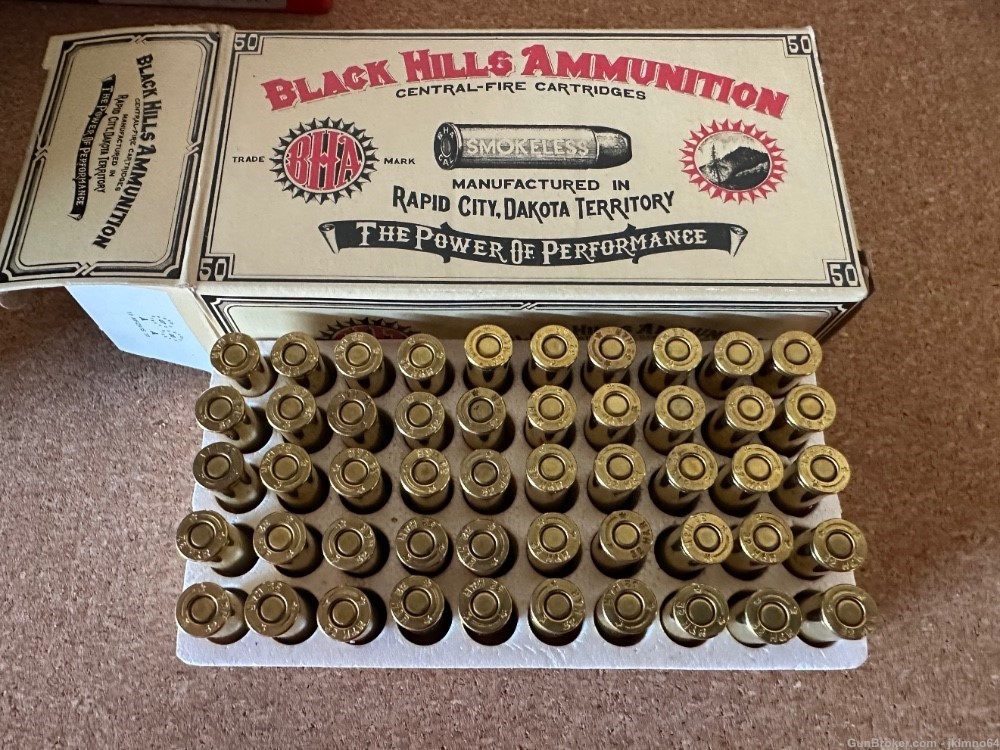 50 rounds of Black Hills Ammunition 32 H&R Mag 90gr FPL brass cased ammo-img-3