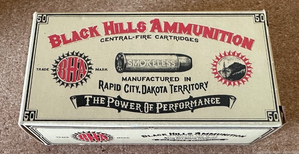 50 rounds of Black Hills Ammunition 32 H&R Mag 90gr FPL brass cased ammo-img-2