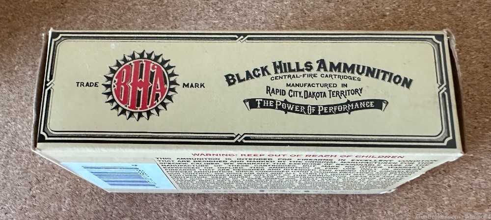 50 rounds of Black Hills Ammunition 32 H&R Mag 90gr FPL brass cased ammo-img-1