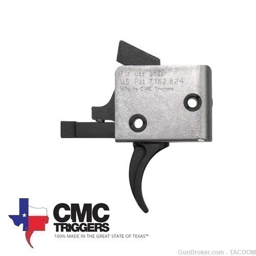 CMC TRIGGER AR15 AR CURVED 3.5lb Pull SINGLE STAGE TRIGGER LPK LOWER PARTS -img-4