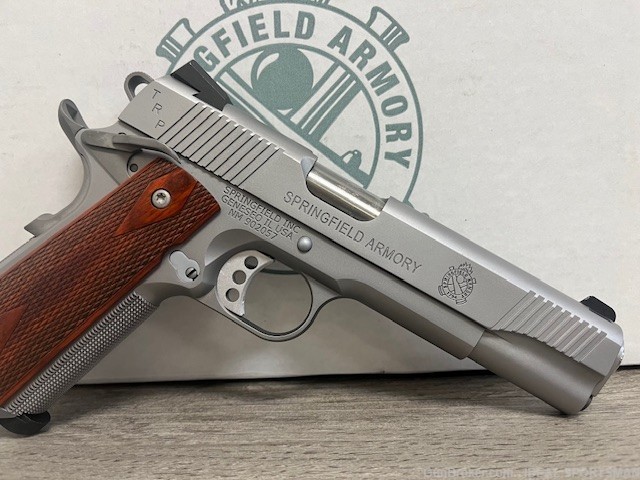 SPRINGFIELD 1911 TRP 45 ACP STAINLESS STEEL PC9107LCA18 TACTICAL BRAND NEW-img-5