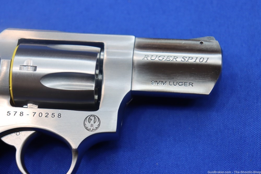 Ruger Model SP101 Revolver 9MM LUGER 2.25" Stainless Steel SA DA 5783 NEW-img-6