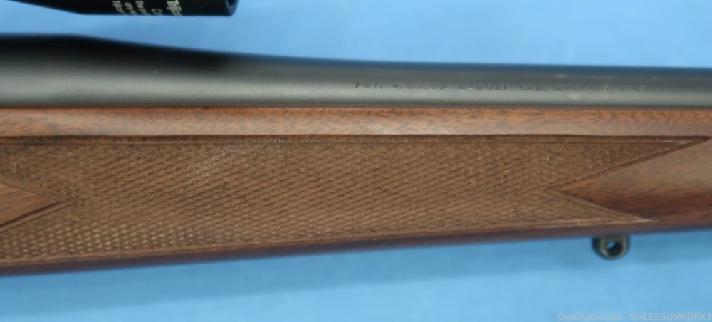 Browning ABolt II Hunter 270 Win Bolt Rifle Trijicon Scope 1993 -img-13