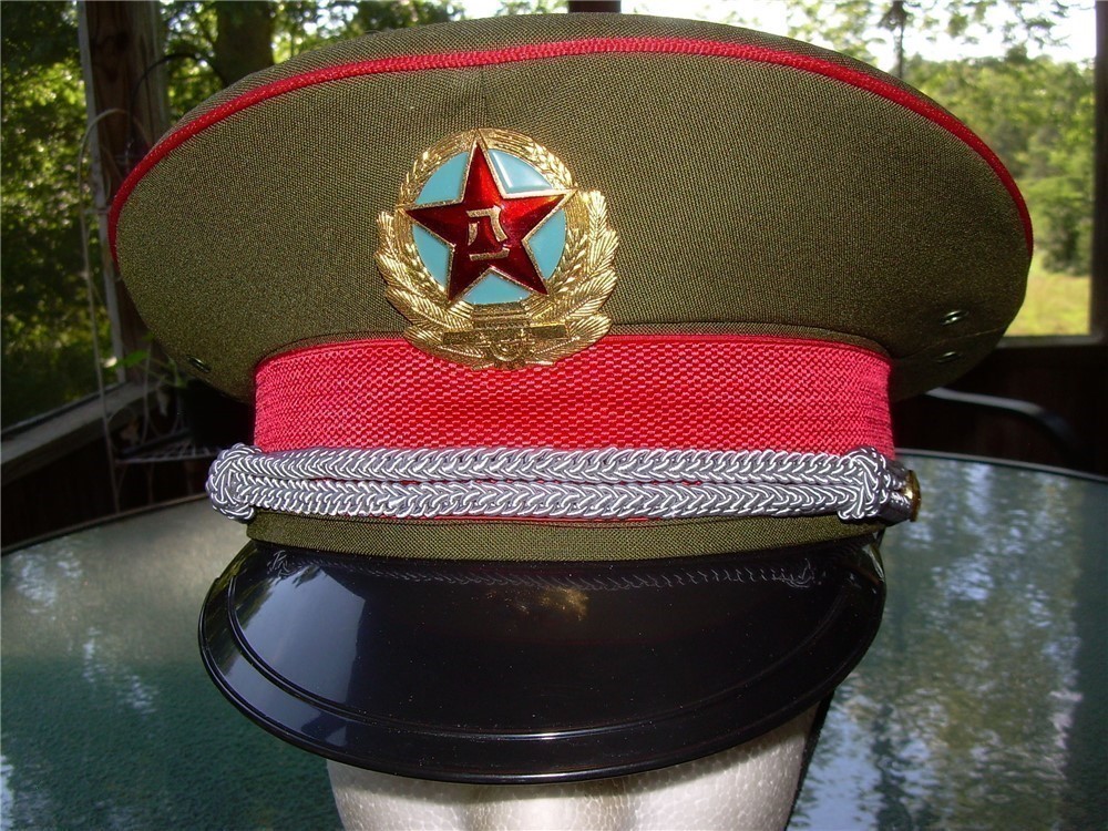 Chinese military officer peaked VISOR HAT cap original-img-3