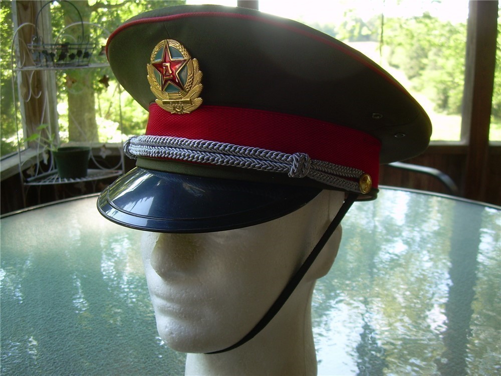 Chinese military officer peaked VISOR HAT cap original-img-0