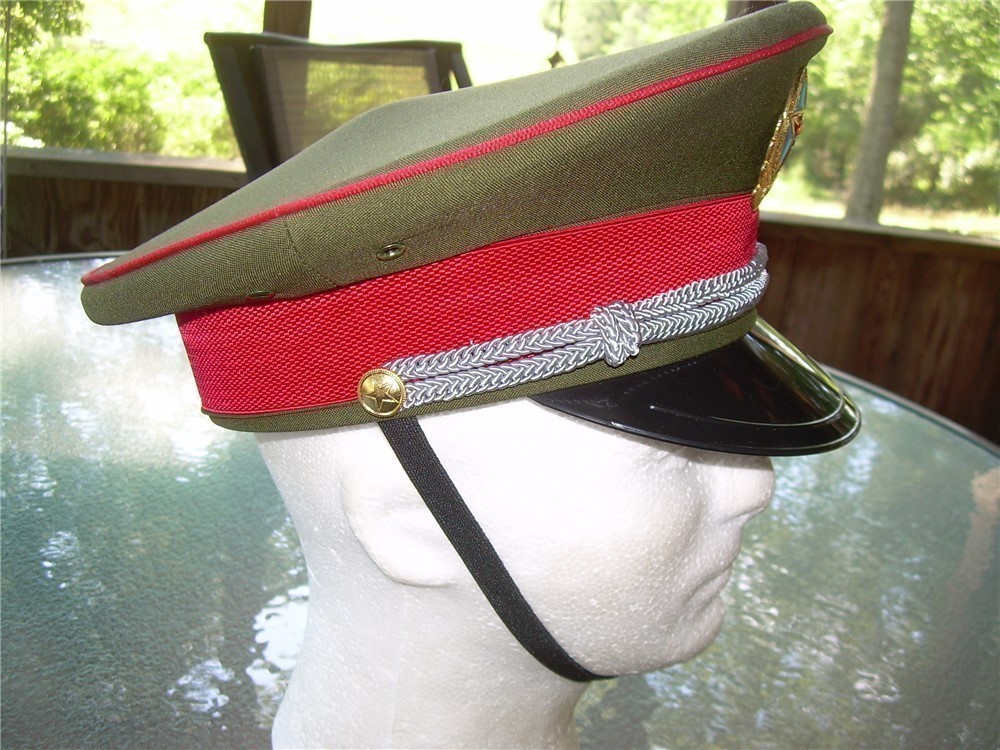 Chinese military officer peaked VISOR HAT cap original-img-1