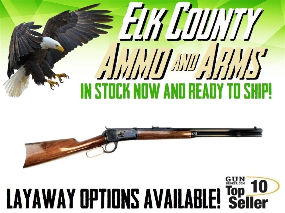 Cimarron 1892 Lever Action Rifle .45 Colt 20" Walnut 12 Rounds AS611-img-0