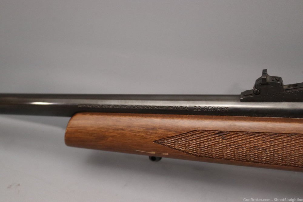 Remington Model 700 (Broken Stock) 24" .22-250 Rem w/Soft Case-img-9