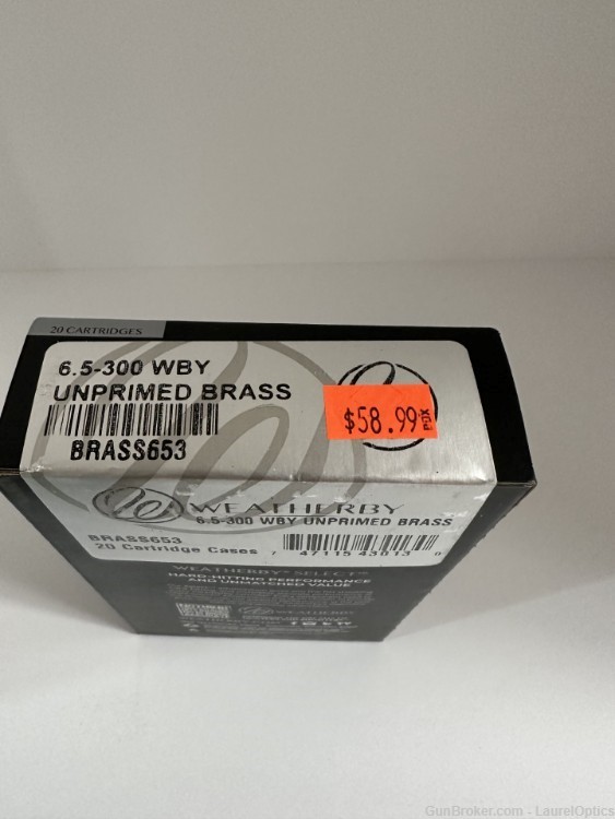 6.5-300 WBY Unprimed Brass-img-1
