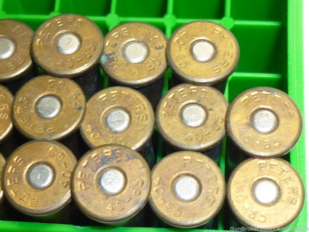 1rd - 40 65 WCF - PETERS ORIGINAL - Factory Ammo - Winchester 1886-img-4