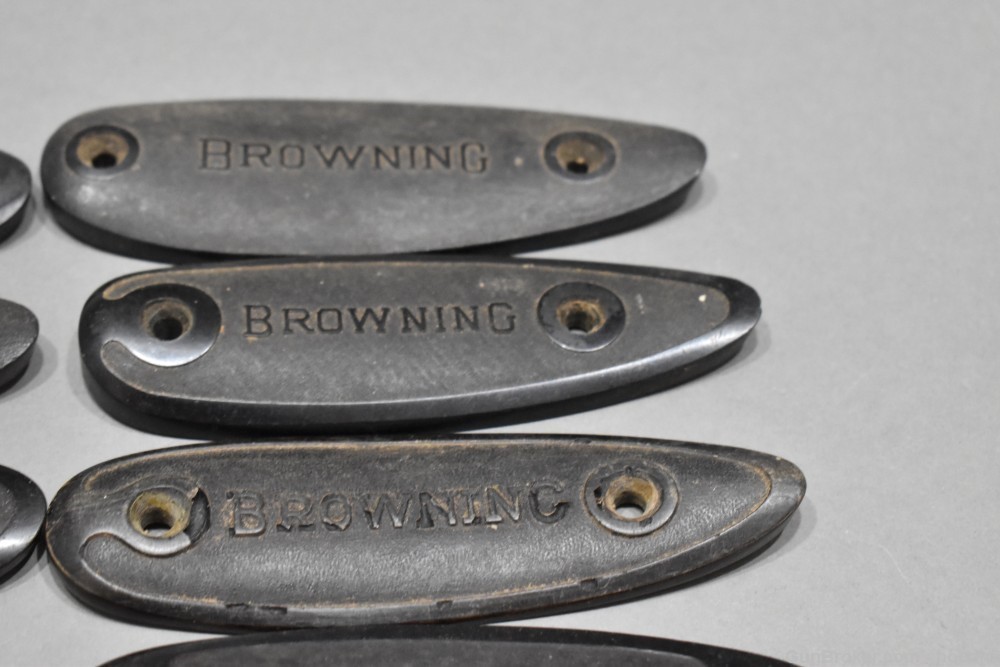 Lot 13 Browning & FN Shotgun Buttplates Some Vintage Horn ? PLEASE READ -img-7