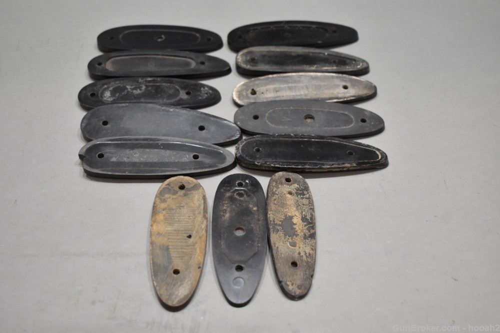 Lot 13 Browning & FN Shotgun Buttplates Some Vintage Horn ? PLEASE READ -img-10