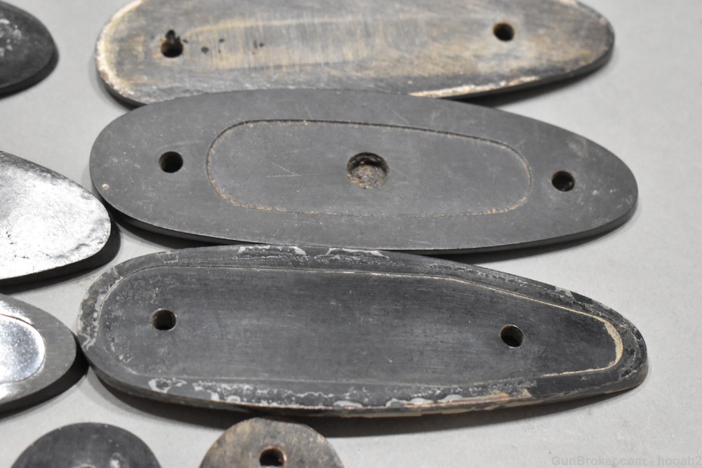 Lot 13 Browning & FN Shotgun Buttplates Some Vintage Horn ? PLEASE READ -img-17