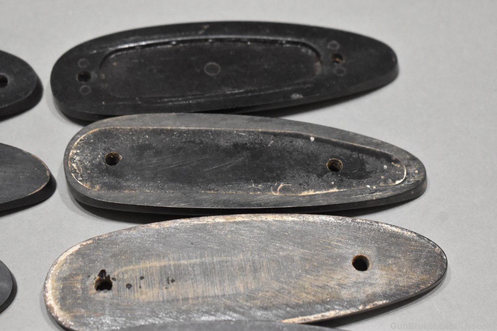 Lot 13 Browning & FN Shotgun Buttplates Some Vintage Horn ? PLEASE READ -img-15