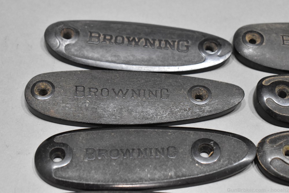Lot 13 Browning & FN Shotgun Buttplates Some Vintage Horn ? PLEASE READ -img-6
