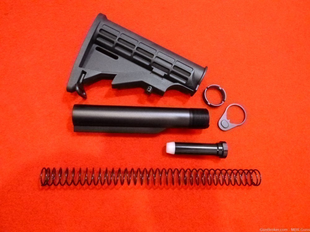 AR 15 Complete Mil-Spec M4 Stock and Buffer Assembly-img-0