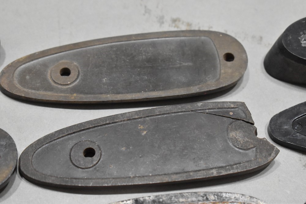 Lot 15 Winchester Rifle or Shotgun Buttplates Rubber & Plastic READ -img-13