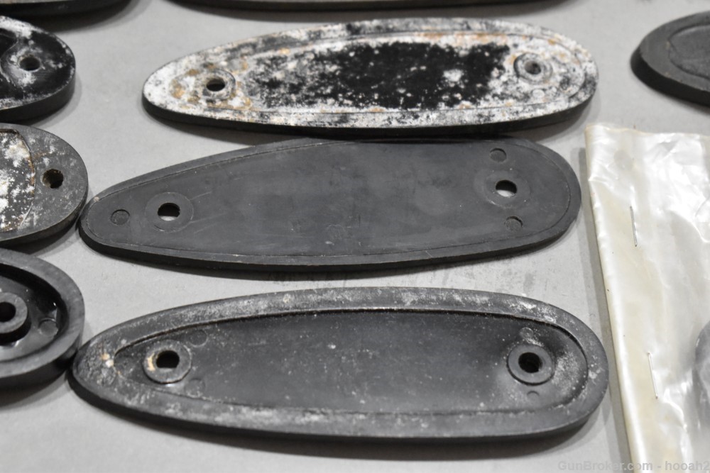 Lot 15 Winchester Rifle or Shotgun Buttplates Rubber & Plastic READ -img-15