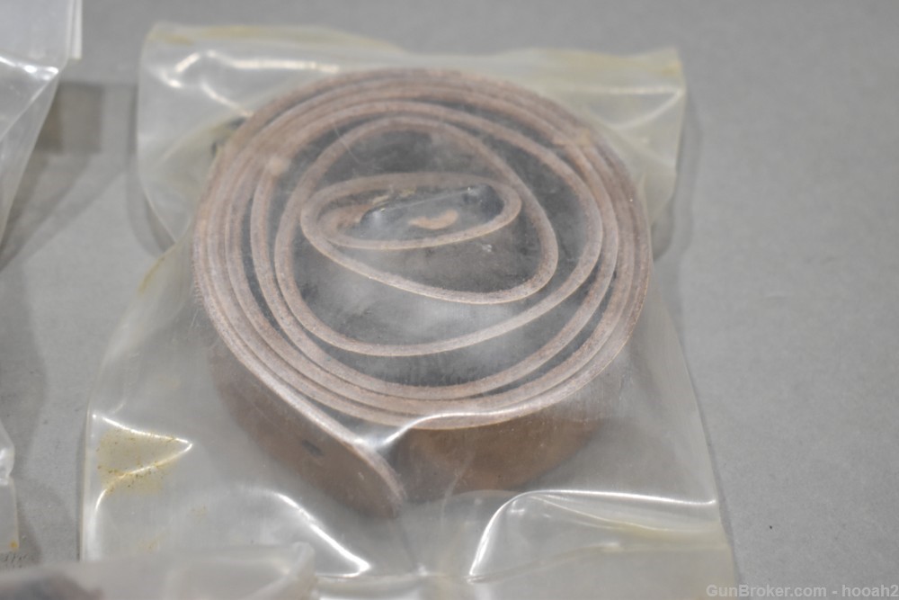3 NOS Surplus French MAS 36 Leather Rifle Slings In Package-img-2