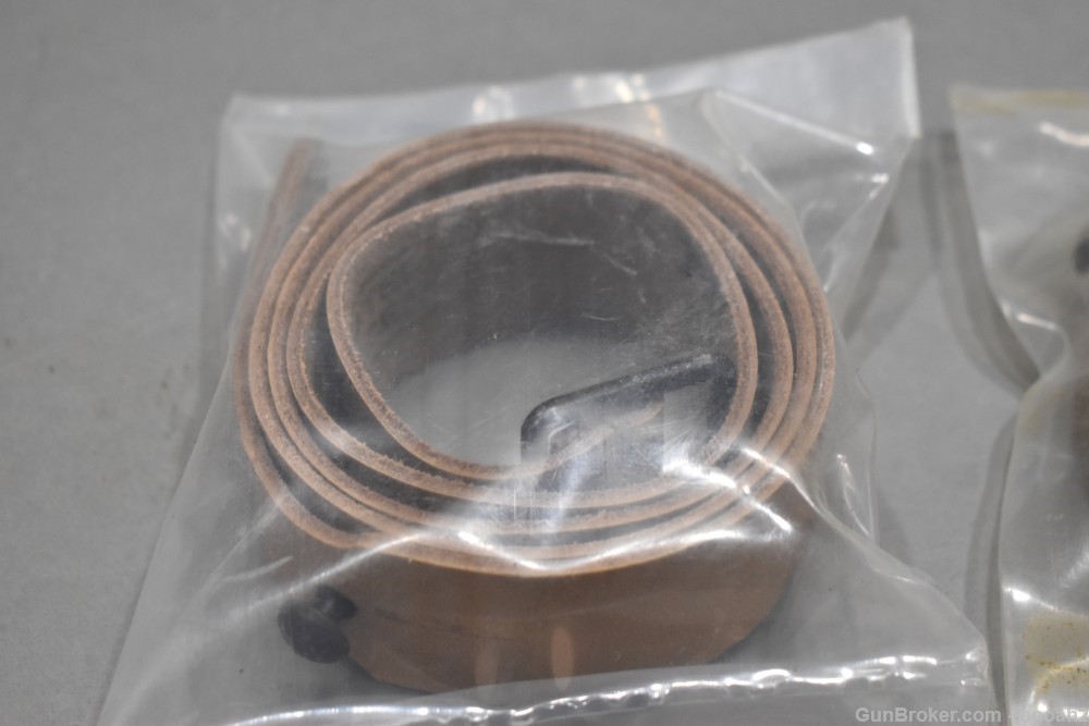 3 NOS Surplus French MAS 36 Leather Rifle Slings In Package-img-1