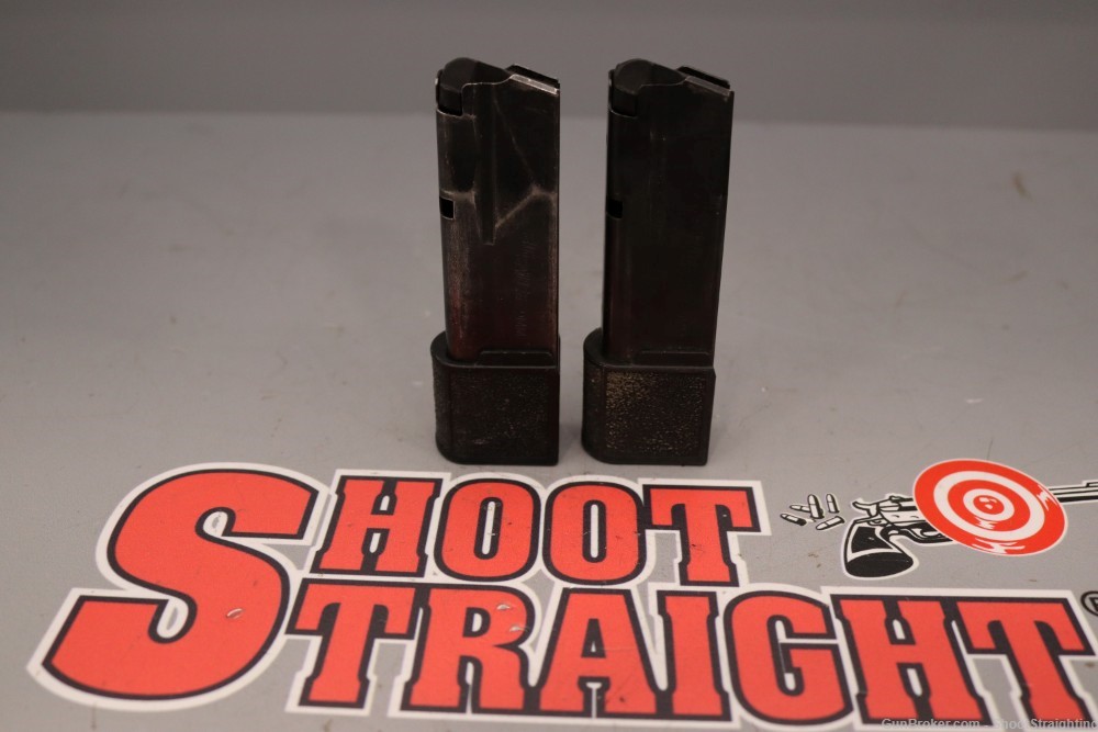 Lot O' Two (2) Sig Sauer P365 15-Round 9mm Magazines (OEM)-img-0