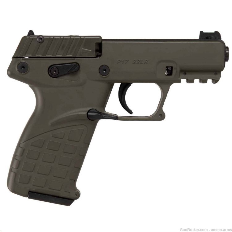 Kel-Tec P17 .22 LR 3.8" Threaded 16 Rounds Green P17GRN-img-1