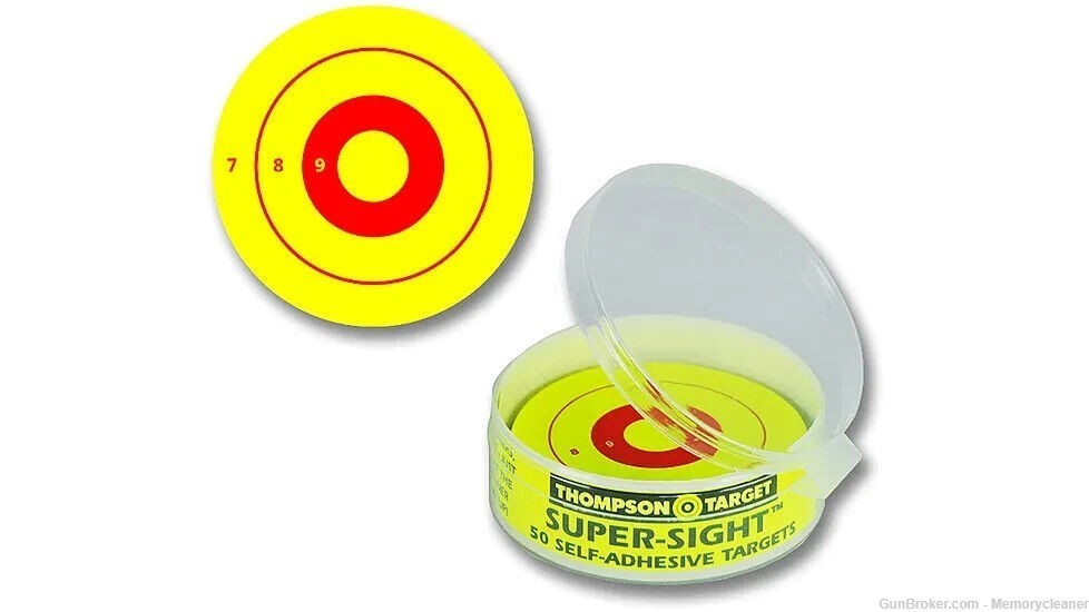 Thompson Target Super Sight 2.25in Adhesive Targets, Pack of 50 - New-img-0