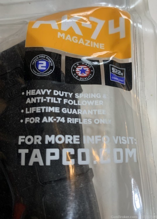 2 Tapco AK-74 30rd Magazines New Mags Qty.-Two-img-1