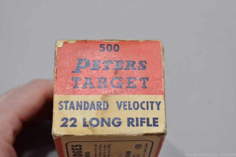 Full Brick 500 Rds Vintage Peters Target 22 LR Rimfire Ammunition -img-4