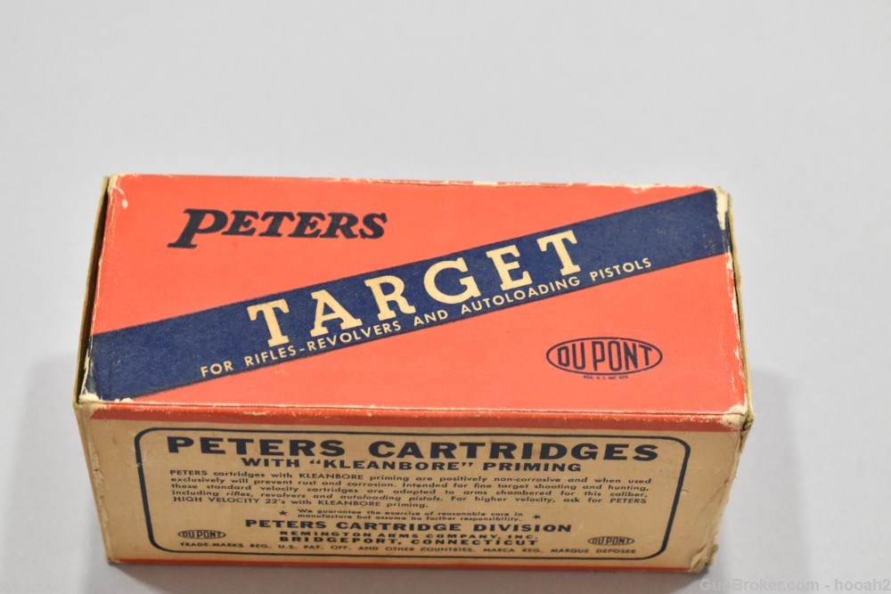 Full Brick 500 Rds Vintage Peters Target 22 LR Rimfire Ammunition -img-1