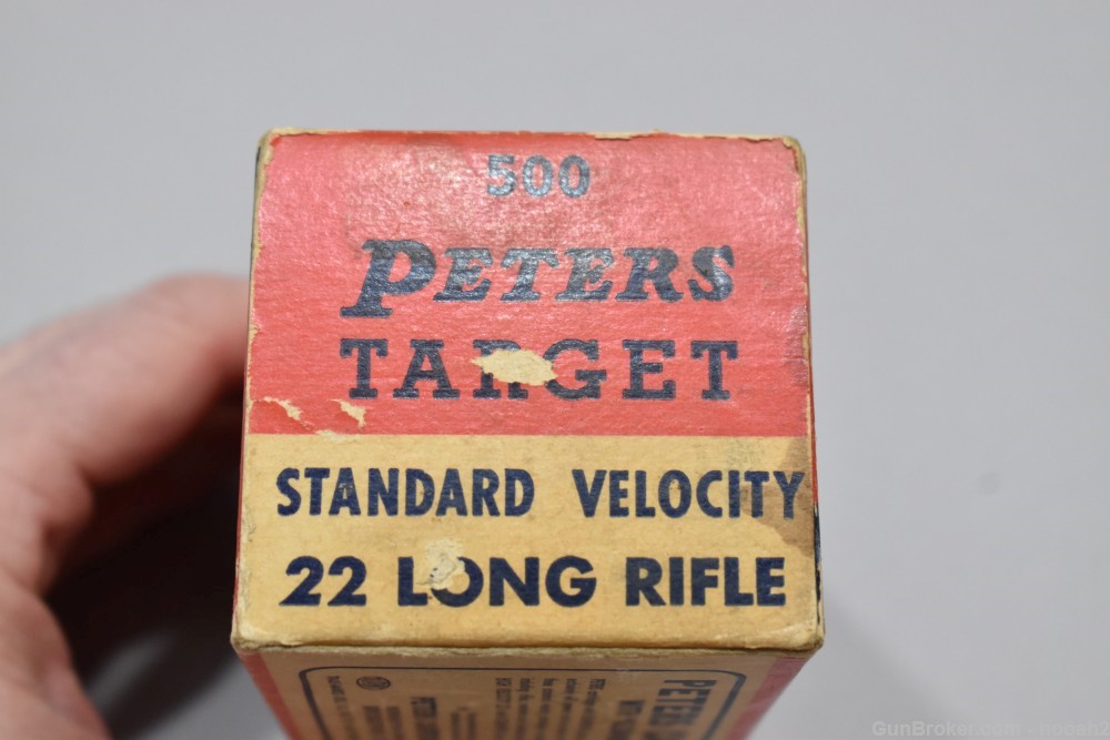 Full Brick 500 Rds Vintage Peters Target 22 LR Rimfire Ammunition -img-5