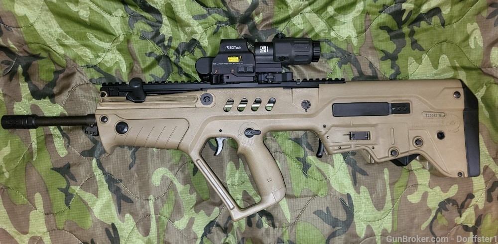 IWI Tavor SAR .223 Rem. Bullpup Rifle, FDE w EOTech Optics, Case & OEM Mag-img-2