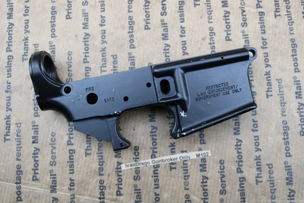 Bushmaster AR15 Factory SBR Lower Receiver 90's LE/GOVT Restricted Marked-img-3