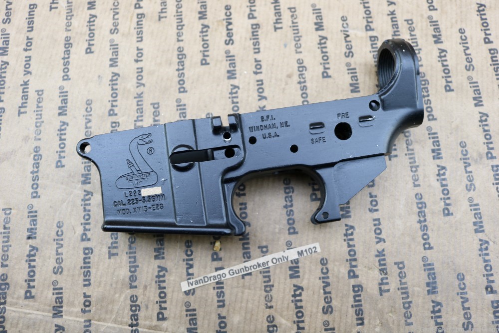Bushmaster AR15 Factory SBR Lower Receiver 90's LE/GOVT Restricted Marked-img-0