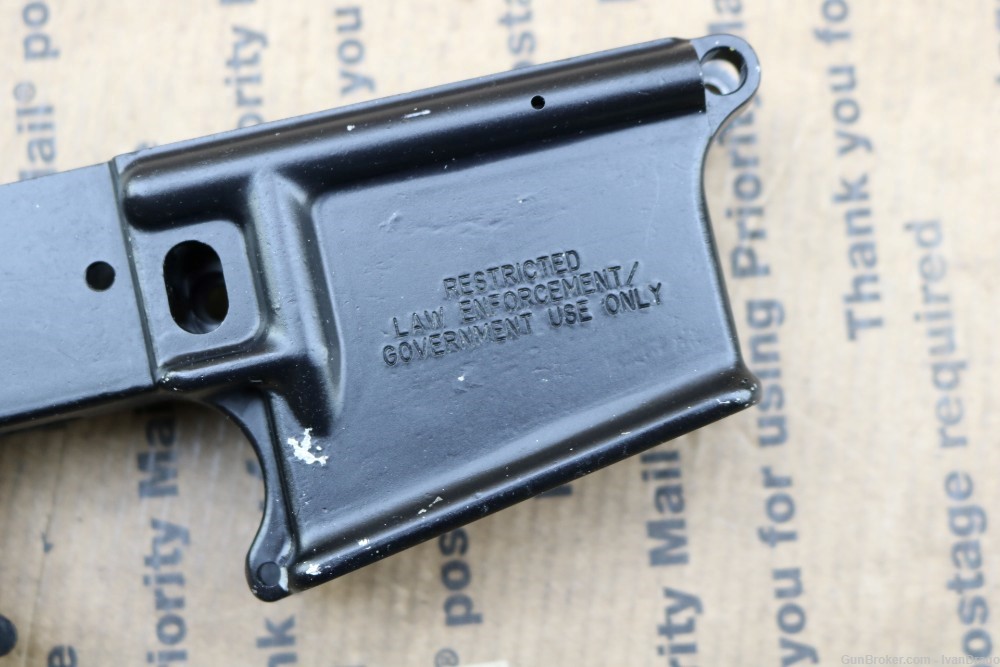 Bushmaster AR15 Factory SBR Lower Receiver 90's LE/GOVT Restricted Marked-img-4