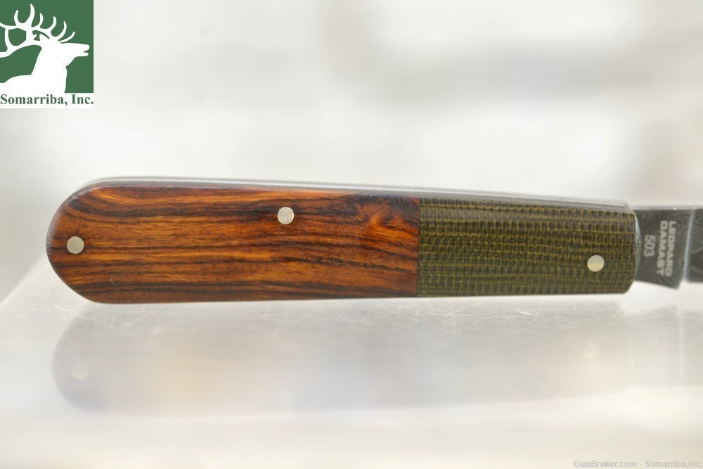 BOKER KNIFE 100501DAM BARLOW INTERGRAL LEOPARD DAMASCUS 2.56" DAMASCUS -img-4