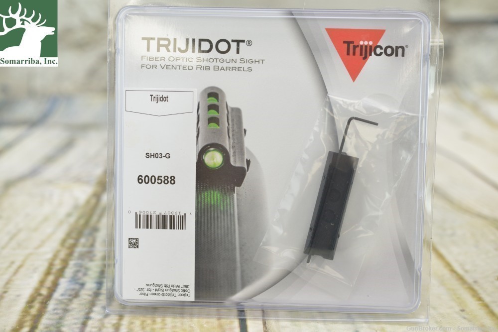 TRIJICON TRIJIDOT SH03-G 600588 GREEN FIBER OPTIC SHOTGUN BEAD SIGHT -img-3
