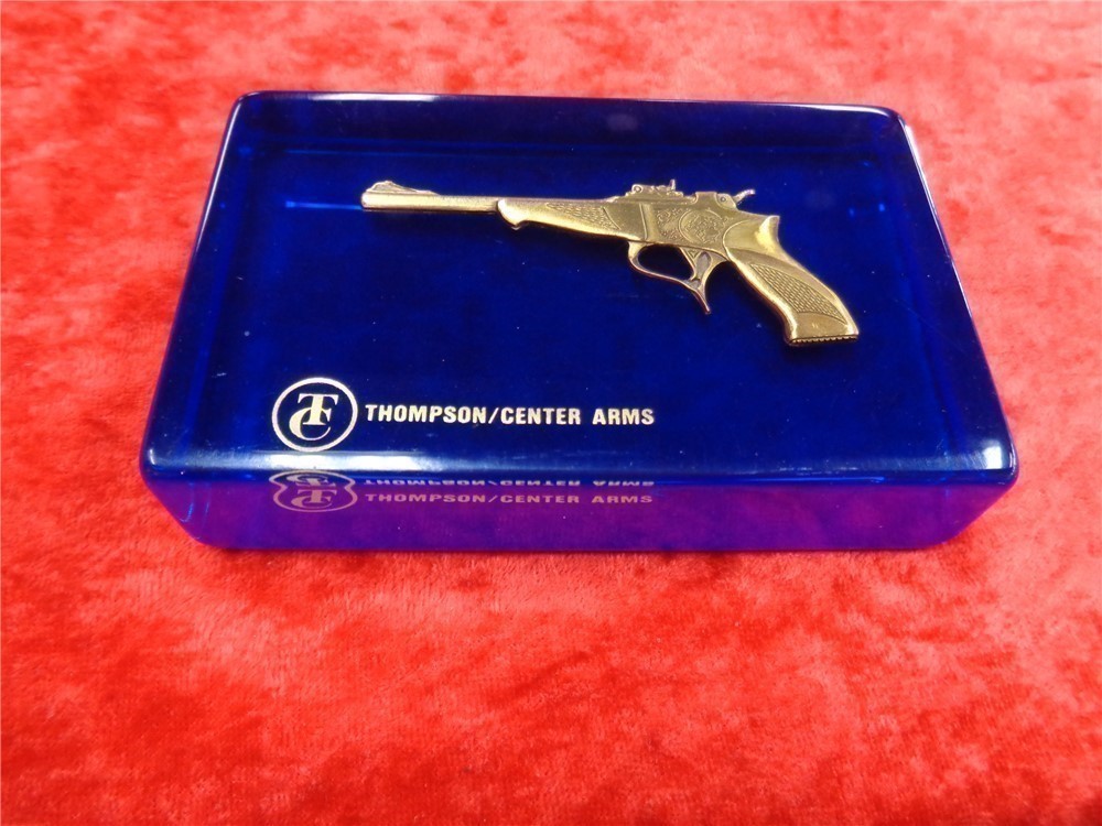 T/C Contender Lucite Paper Weight Thompson Center Arms TCA I TRADE BUY GUNS-img-0
