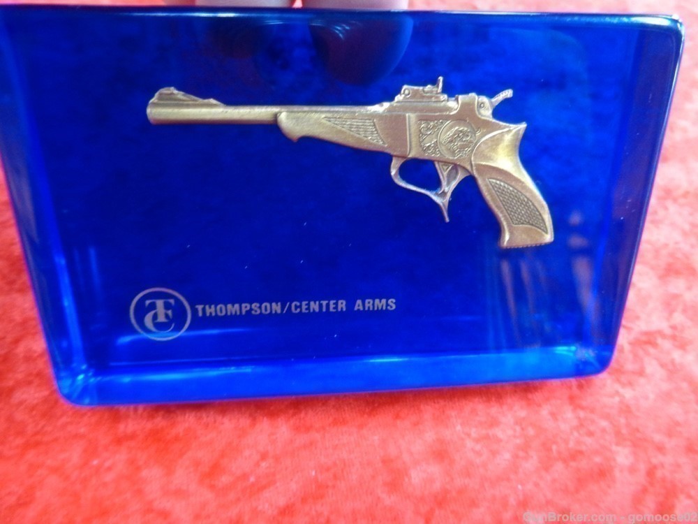 T/C Contender Lucite Paper Weight Thompson Center Arms TCA I TRADE BUY GUNS-img-1