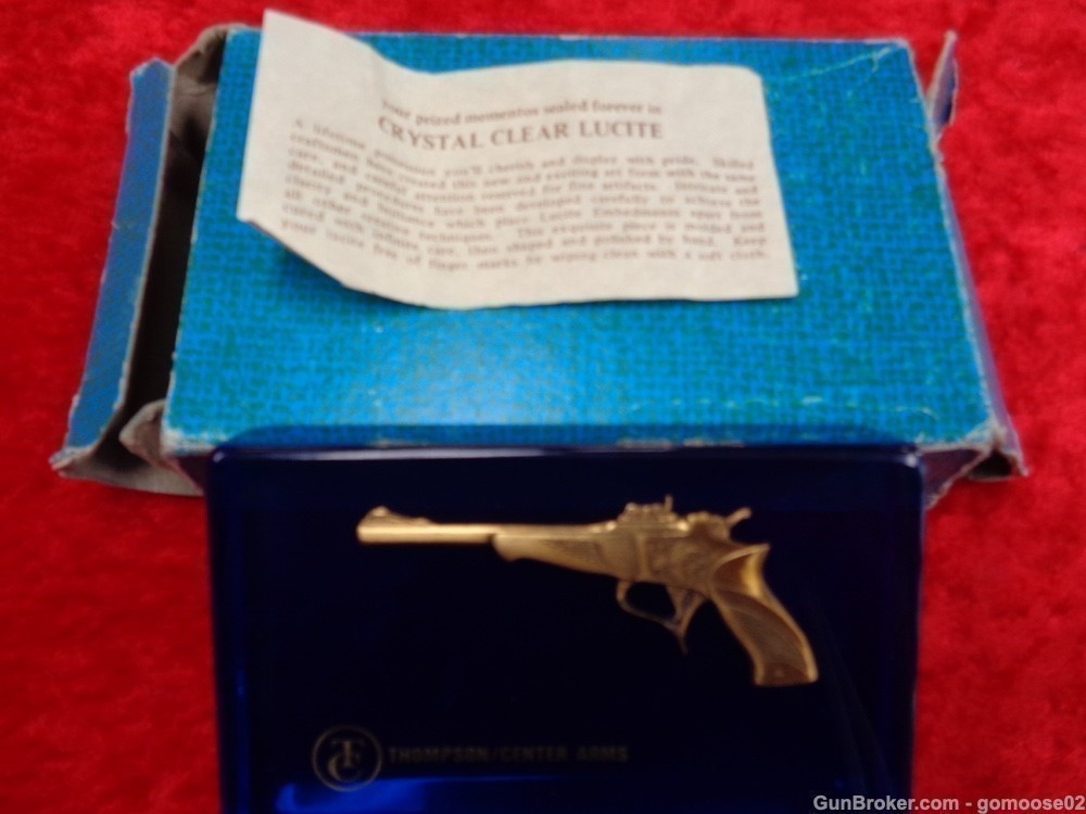 T/C Contender Lucite Paper Weight Thompson Center Arms TCA I TRADE BUY GUNS-img-3