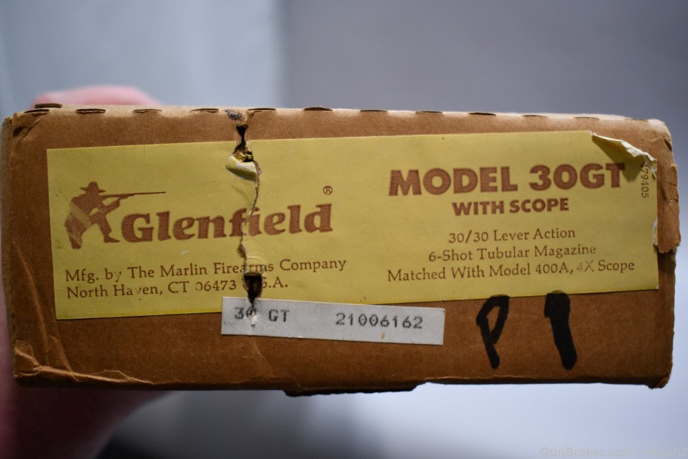 Nice Glenfield Model 30GT Lever Action Carbine 18 1/2" 30-30 Win W Box 1979-img-39
