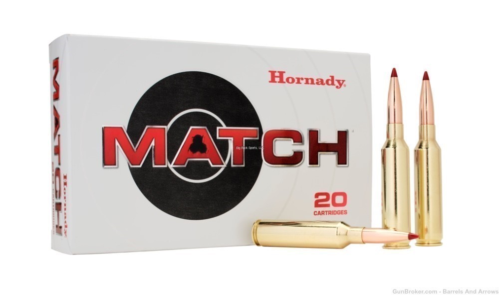Hornady 80711 Match Rifle Ammo 7MM PRC  180 Gr Eld Match-img-0