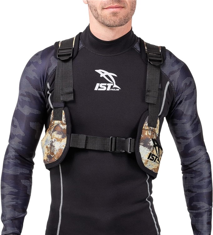 IST Apnea Weightvest with 8 Weight Pockets Each 4.4lbs Size:L (VSA0240-L)-img-2