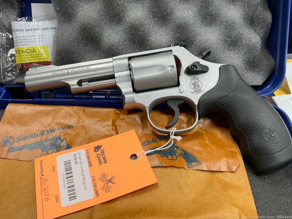 SMITH AND WESSON, S&W, FACTORY NEW MODEL 69 4” 44 MAG-img-2