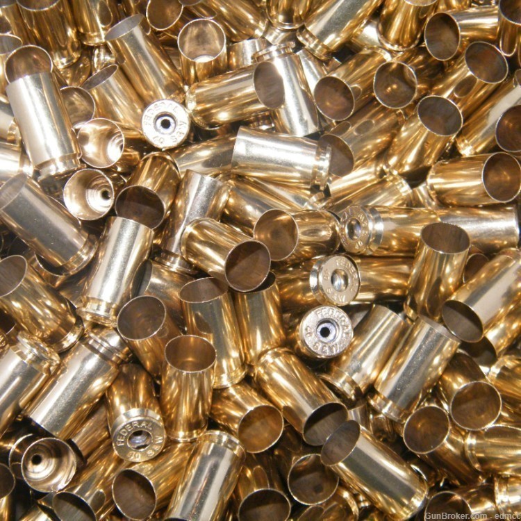 Federal 40 S&W Brass Decapped Very Clean - 500 pc-img-0