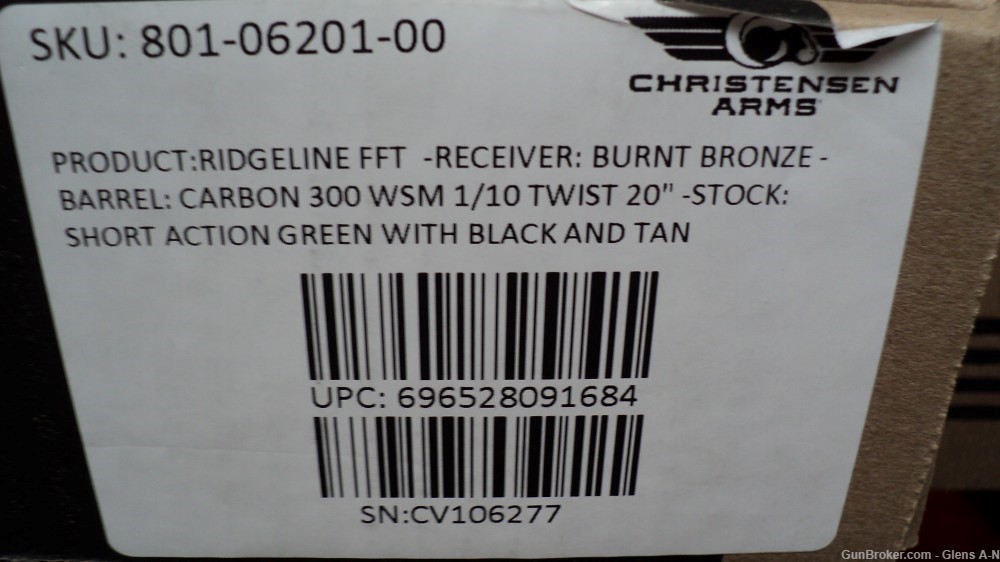 NEW Christensen Arms Ridgeline FFT 300 WSM 20" CF Threaded 8010620100-img-11