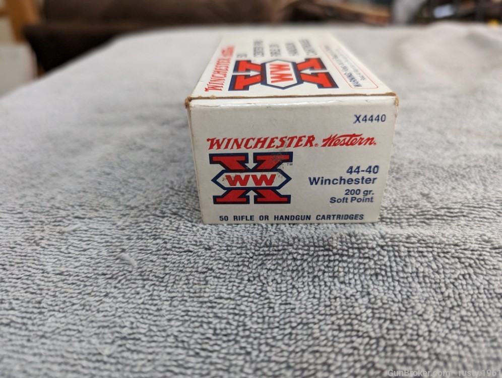 Nice full factory Winchester Western 44-40 200 gr-img-2