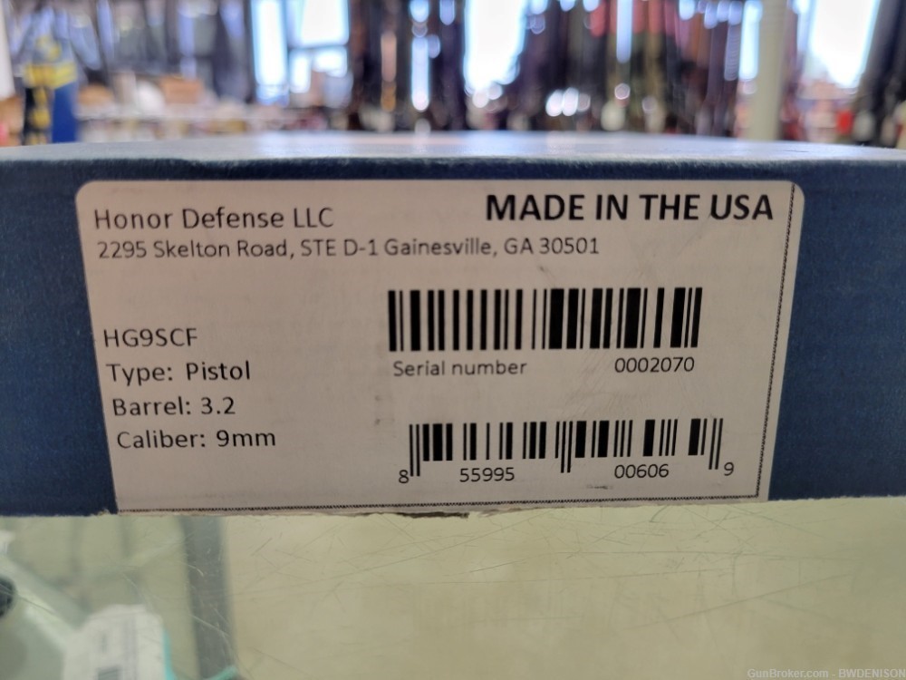 Honor Guard FIST Sub-Compact Pistol, 9mm, 3.2" Barrel, Black HG9SCF-img-5