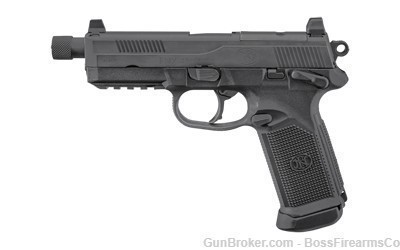FN America FNX-45 .45 ACP Semi-Auto Optic Ready Pistol 5.3" Black-img-0